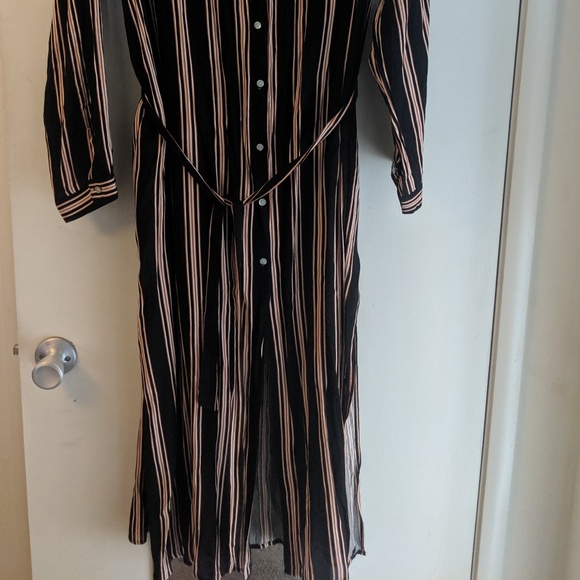 Forever 21 Striped Shirtdress with slits - Picture 5 of 6